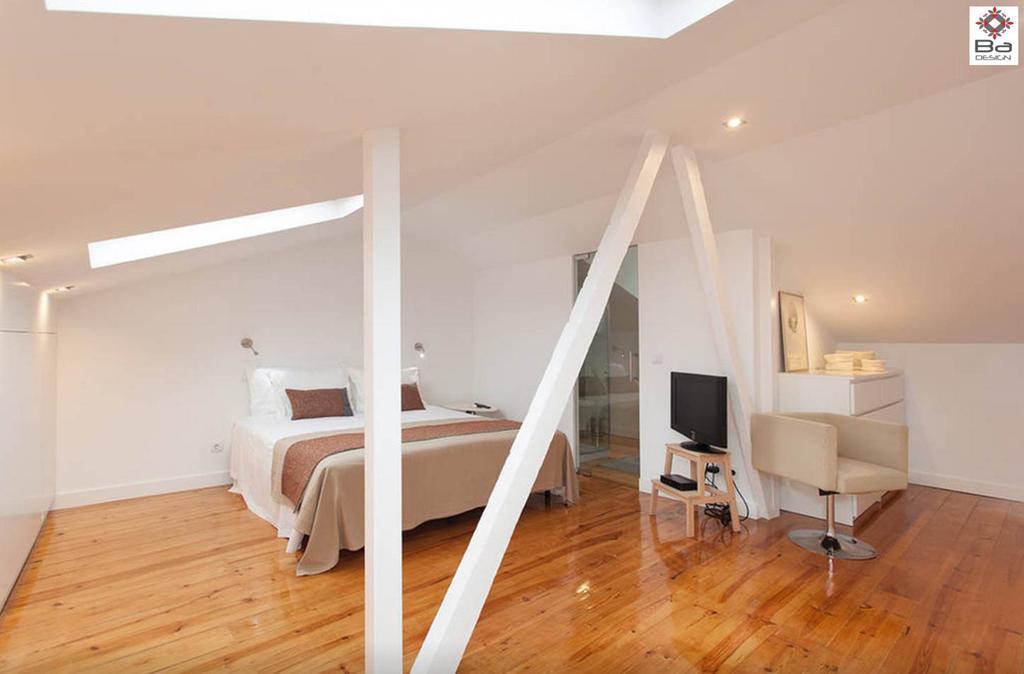 Design Duplex Apartment Ba/ Chiado Lisboa Quarto foto